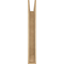 Ekena Millwork - BKTUR055X38X42FST06RCPR - Timberthane Faux Wood Funston Style Bracket, Slat Ends, 5 1/2"W x 38"D x 42"H, Primed Tan