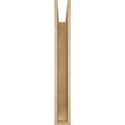 Ekena Millwork - BKTUR055X42X42FST06RCPR - Timberthane Faux Wood Funston Style Bracket, Slat Ends, 5 1/2"W x 42"D x 42"H, Primed Tan