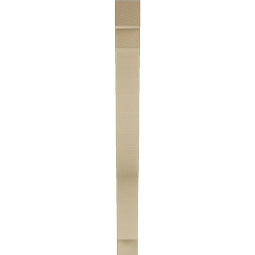 Ekena Millwork - BKTUR035X28X40FST05RCPR - Timberthane Faux Wood Funston Style Bracket, Block Ends, 3 1/2"W x 28"D x 40"H, Primed Tan