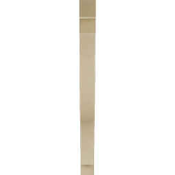 Ekena Millwork - BKTUR035X30X42FST05RCPR - Timberthane Faux Wood Funston Style Bracket, Block Ends, 3 1/2"W x 30"D x 42"H, Primed Tan