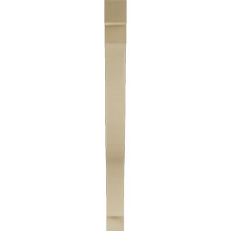 Ekena Millwork - BKTUR035X34X42FST05RCPR - Timberthane Faux Wood Funston Style Bracket, Block Ends, 3 1/2"W x 34"D x 42"H, Primed Tan