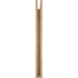Ekena Millwork - BKTUR035X36X40FST05RCPR - Timberthane Faux Wood Funston Style Bracket, Block Ends, 3 1/2"W x 36"D x 40"H, Primed Tan