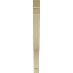Ekena Millwork - BKTUR035X36X42FST05RCPR - Timberthane Faux Wood Funston Style Bracket, Block Ends, 3 1/2"W x 36"D x 42"H, Primed Tan