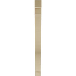 Ekena Millwork - BKTUR035X36X44FST05RCPR - Timberthane Faux Wood Funston Style Bracket, Block Ends, 3 1/2"W x 36"D x 44"H, Primed Tan
