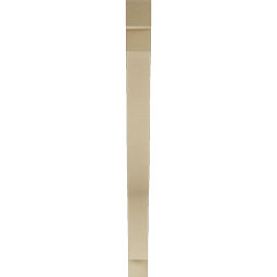 Ekena Millwork - BKTUR035X38X44FST05RCPR - Timberthane Faux Wood Funston Style Bracket, Block Ends, 3 1/2"W x 38"D x 44"H, Primed Tan