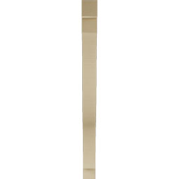 Ekena Millwork - BKTUR035X38X46FST05RCPR - Timberthane Faux Wood Funston Style Bracket, Block Ends, 3 1/2"W x 38"D x 46"H, Primed Tan