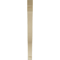 Ekena Millwork - BKTUR035X44X44FST05RCPR - Timberthane Faux Wood Funston Style Bracket, Block Ends, 3 1/2"W x 44"D x 44"H, Primed Tan