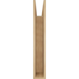 Ekena Millwork - BKTUR055X22X34FST05RCPR - Timberthane Faux Wood Funston Style Bracket, Block Ends, 5 1/2"W x 22"D x 34"H, Primed Tan