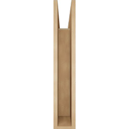 Ekena Millwork - BKTUR055X32X32FST05RCPR - Timberthane Faux Wood Funston Style Bracket, Block Ends, 5 1/2"W x 32"D x 32"H, Primed Tan