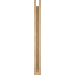 Ekena Millwork - BKTUR0352X32X40FST01RCPR - Timberthane Faux Wood Funston Style Bracket w/ Offset Brace, Traditional Ends, 3 1/2"W x 32"D x 40"H, Primed Tan