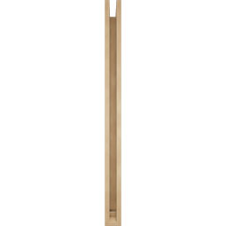 Ekena Millwork - BKTUR0352X48X48FST01RCPR - Timberthane Faux Wood Funston Style Bracket w/ Offset Brace, Traditional Ends, 3 1/2"W x 48"D x 48"H, Primed Tan