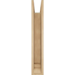 Ekena Millwork - BKTUR0554X26X34FST01RCPR - Timberthane Faux Wood Funston Style Bracket w/ Offset Brace, Traditional Ends, 5 1/2"W x 26"D x 34"H, Primed Tan