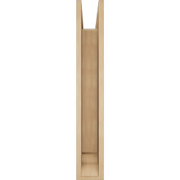 Ekena Millwork - BKTUR0554X28X36FST01RCPR - Timberthane Faux Wood Funston Style Bracket w/ Offset Brace, Traditional Ends, 5 1/2"W x 28"D x 36"H, Primed Tan