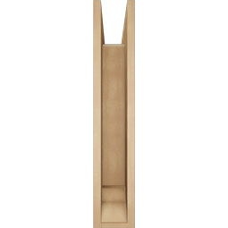 Ekena Millwork - BKTUR0554X30X30FST01RCPR - Timberthane Faux Wood Funston Style Bracket w/ Offset Brace, Traditional Ends, 5 1/2"W x 30"D x 30"H, Primed Tan