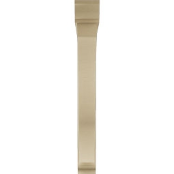 Ekena Millwork - BKTUR0554X46X46FST01RCPR - Timberthane Faux Wood Funston Style Bracket w/ Offset Brace, Traditional Ends, 5 1/2"W x 46"D x 46"H, Primed Tan