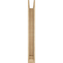 Ekena Millwork - BKTUR0554X48X48FST01RCPR - Timberthane Faux Wood Funston Style Bracket w/ Offset Brace, Traditional Ends, 5 1/2"W x 48"D x 48"H, Primed Tan