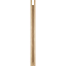 Ekena Millwork - BKTUR0352X46X46FST06RCPR - Timberthane Faux Wood Funston Style Bracket w/ Offset Brace, Slat Ends, 3 1/2"W x 46"D x 46"H, Primed Tan