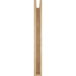 Ekena Millwork - BKTUR0352X24X32FST05RCPR - Timberthane Faux Wood Funston Style Bracket w/ Offset Brace, Block Ends, 3 1/2"W x 24"D x 32"H, Primed Tan