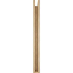Ekena Millwork - BKTUR0352X32X40FST05RCPR - Timberthane Faux Wood Funston Style Bracket w/ Offset Brace, Block Ends, 3 1/2"W x 32"D x 40"H, Primed Tan