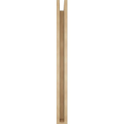 Ekena Millwork - BKTUR0352X36X40FST05RCPR - Timberthane Faux Wood Funston Style Bracket w/ Offset Brace, Block Ends, 3 1/2"W x 36"D x 40"H, Primed Tan