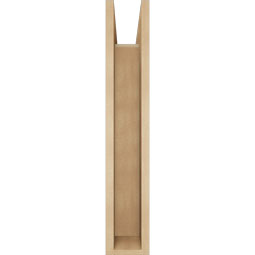 Ekena Millwork - BKTUR0554X20X32FST05RCPR - Timberthane Faux Wood Funston Style Bracket w/ Offset Brace, Block Ends, 5 1/2"W x 20"D x 32"H, Primed Tan