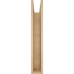 Ekena Millwork - BKTUR0554X26X34FST05RCPR - Timberthane Faux Wood Funston Style Bracket w/ Offset Brace, Block Ends, 5 1/2"W x 26"D x 34"H, Primed Tan