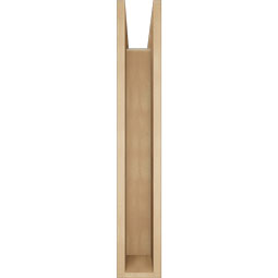 Ekena Millwork - BKTUR0554X34X34FST05RCPR - Timberthane Faux Wood Funston Style Bracket w/ Offset Brace, Block Ends, 5 1/2"W x 34"D x 34"H, Primed Tan