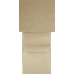 Ekena Millwork - BKTUR0756X18X18FST05RCPR - Timberthane Faux Wood Funston Style Bracket w/ Offset Brace, Block Ends, 7 1/2"W x 18"D x 18"H, Primed Tan
