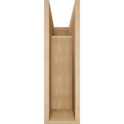 Ekena Millwork - BKTUR0756X18X26FST05RCPR - Timberthane Faux Wood Funston Style Bracket w/ Offset Brace, Block Ends, 7 1/2"W x 18"D x 26"H, Primed Tan