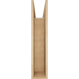 Ekena Millwork - BKTUR0756X28X36FST05RCPR - Timberthane Faux Wood Funston Style Bracket w/ Offset Brace, Block Ends, 7 1/2"W x 28"D x 36"H, Primed Tan