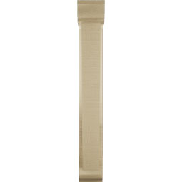 Ekena Millwork - BKTUR0352X14X26TRA01RCPR - Timberthane Faux Wood Traditional Style Bracket w/ Offset Brace, Traditional Ends, 3 1/2"W x 14"D x 26"H, Primed Tan