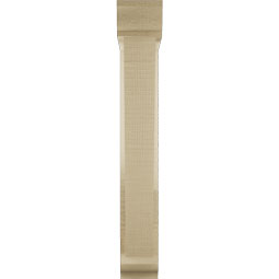 Ekena Millwork - BKTUR0352X16X24TRA01RCPR - Timberthane Faux Wood Traditional Style Bracket w/ Offset Brace, Traditional Ends, 3 1/2"W x 16"D x 24"H, Primed Tan