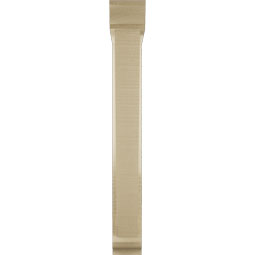 Ekena Millwork - BKTUR0352X20X28TRA01RCPR - Timberthane Faux Wood Traditional Style Bracket w/ Offset Brace, Traditional Ends, 3 1/2"W x 20"D x 28"H, Primed Tan