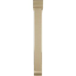 Ekena Millwork - BKTUR0352X22X30TRA01RCPR - Timberthane Faux Wood Traditional Style Bracket w/ Offset Brace, Traditional Ends, 3 1/2"W x 22"D x 30"H, Primed Tan