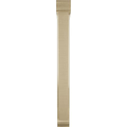 Ekena Millwork - BKTUR0352X22X34TRA01RCPR - Timberthane Faux Wood Traditional Style Bracket w/ Offset Brace, Traditional Ends, 3 1/2"W x 22"D x 34"H, Primed Tan