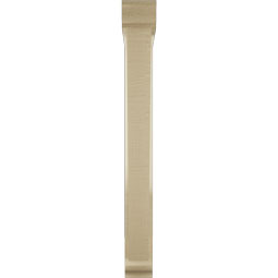 Ekena Millwork - BKTUR0352X24X32TRA01RCPR - Timberthane Faux Wood Traditional Style Bracket w/ Offset Brace, Traditional Ends, 3 1/2"W x 24"D x 32"H, Primed Tan