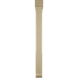 Ekena Millwork - BKTUR0352X30X38TRA01RCPR - Timberthane Faux Wood Traditional Style Bracket w/ Offset Brace, Traditional Ends, 3 1/2"W x 30"D x 38"H, Primed Tan