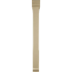 Ekena Millwork - BKTUR0352X32X36TRA01RCPR - Timberthane Faux Wood Traditional Style Bracket w/ Offset Brace, Traditional Ends, 3 1/2"W x 32"D x 36"H, Primed Tan