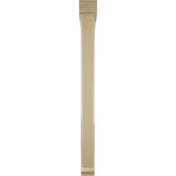 Ekena Millwork - BKTUR0352X36X40TRA01RCPR - Timberthane Faux Wood Traditional Style Bracket w/ Offset Brace, Traditional Ends, 3 1/2"W x 36"D x 40"H, Primed Tan