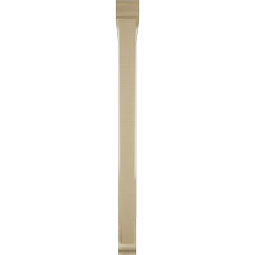 Ekena Millwork - BKTUR0352X36X44TRA01RCPR - Timberthane Faux Wood Traditional Style Bracket w/ Offset Brace, Traditional Ends, 3 1/2"W x 36"D x 44"H, Primed Tan