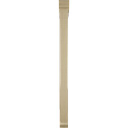 Ekena Millwork - BKTUR0352X36X48TRA01RCPR - Timberthane Faux Wood Traditional Style Bracket w/ Offset Brace, Traditional Ends, 3 1/2"W x 36"D x 48"H, Primed Tan