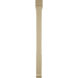 Ekena Millwork - BKTUR0352X38X44TRA01RCPR - Timberthane Faux Wood Traditional Style Bracket w/ Offset Brace, Traditional Ends, 3 1/2"W x 38"D x 44"H, Primed Tan