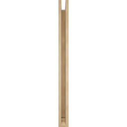 Ekena Millwork - BKTUR0352X38X44TRA01RCPR - Timberthane Faux Wood Traditional Style Bracket w/ Offset Brace, Traditional Ends, 3 1/2"W x 38"D x 44"H, Primed Tan