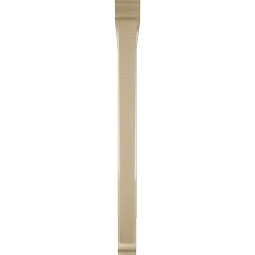 Ekena Millwork - BKTUR0352X42X42TRA01RCPR - Timberthane Faux Wood Traditional Style Bracket w/ Offset Brace, Traditional Ends, 3 1/2"W x 42"D x 42"H, Primed Tan