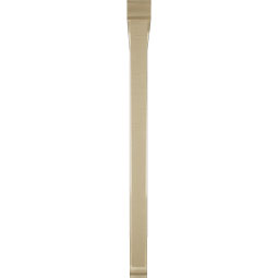Ekena Millwork - BKTUR0352X48X48TRA01RCPR - Timberthane Faux Wood Traditional Style Bracket w/ Offset Brace, Traditional Ends, 3 1/2"W x 48"D x 48"H, Primed Tan