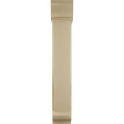Ekena Millwork - BKTUR0554X22X34TRA01RCPR - Timberthane Faux Wood Traditional Style Bracket w/ Offset Brace, Traditional Ends, 5 1/2"W x 22"D x 34"H, Primed Tan