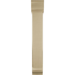 Ekena Millwork - BKTUR0554X24X36TRA01RCPR - Timberthane Faux Wood Traditional Style Bracket w/ Offset Brace, Traditional Ends, 5 1/2"W x 24"D x 36"H, Primed Tan