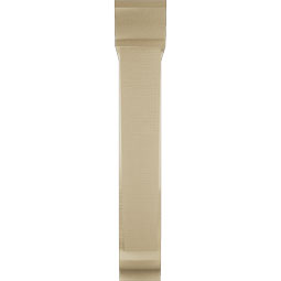 Ekena Millwork - BKTUR0554X26X34TRA01RCPR - Timberthane Faux Wood Traditional Style Bracket w/ Offset Brace, Traditional Ends, 5 1/2"W x 26"D x 34"H, Primed Tan
