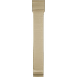 Ekena Millwork - BKTUR0554X26X38TRA01RCPR - Timberthane Faux Wood Traditional Style Bracket w/ Offset Brace, Traditional Ends, 5 1/2"W x 26"D x 38"H, Primed Tan