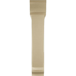 Ekena Millwork - BKTUR0554X30X30TRA01RCPR - Timberthane Faux Wood Traditional Style Bracket w/ Offset Brace, Traditional Ends, 5 1/2"W x 30"D x 30"H, Primed Tan
